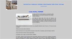 Desktop Screenshot of casaferrer.es